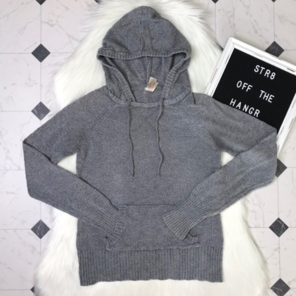No Boundaries gray knit hoodie size Large/11-13